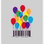 Birthday Balloons barcode