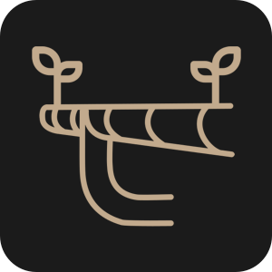 Rain Gutter Cleanup Icon