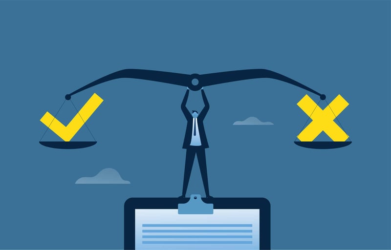 A businessman tries to balance right and wrong.