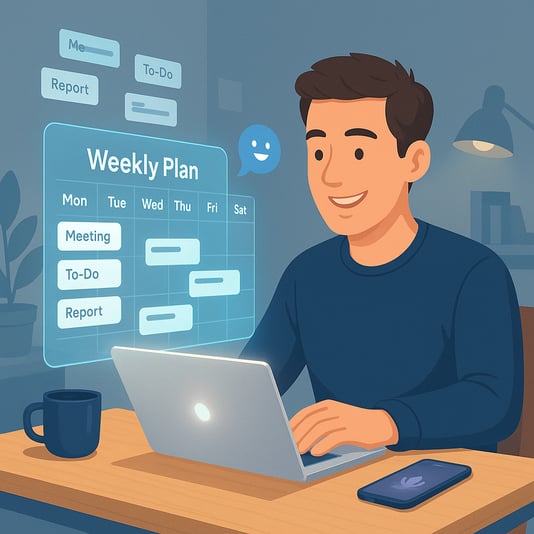 How I Plan My Week in 5 Minutes Using AI