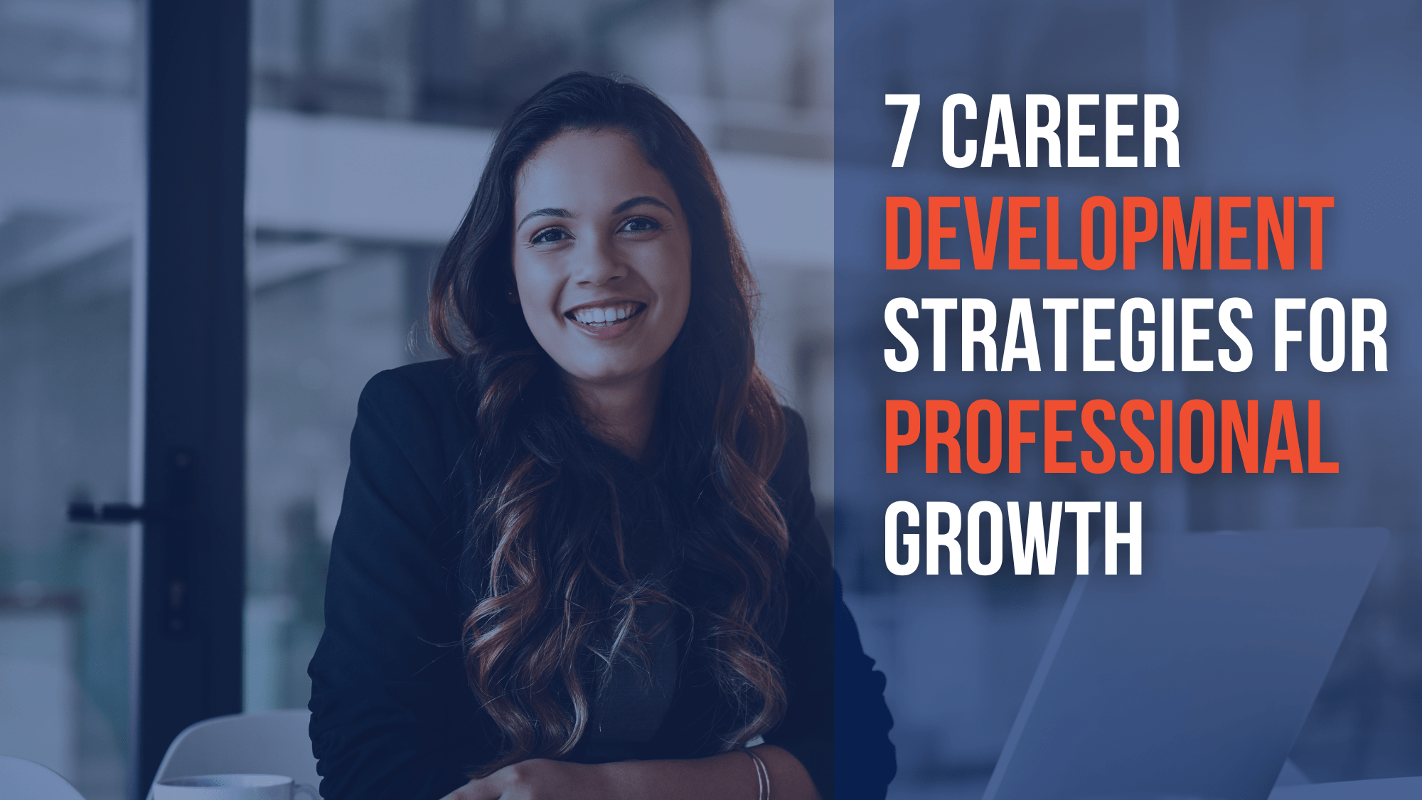 Career Development Strategies - Woman smiling at computer