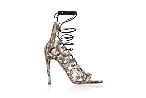Your sexy escort with Amazon elaphe sandals by Aquazzura and hot lingerie - any questions?