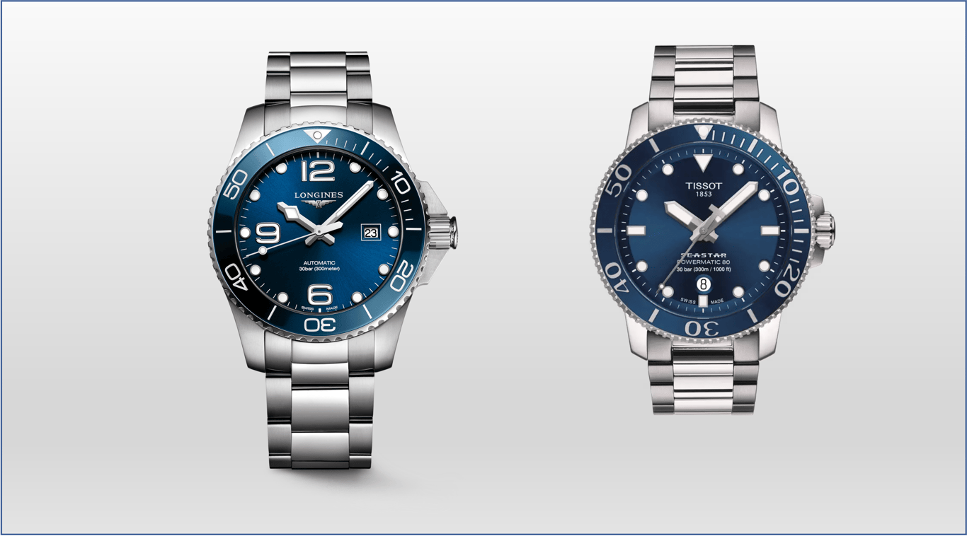 Longines HydroConquest vs. Tissot Seastar 1000: Is the Price Jump Justified?