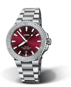 Oris Aquis Date Relief Cherry Red