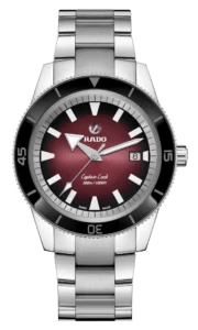 Rado captaincook red ss