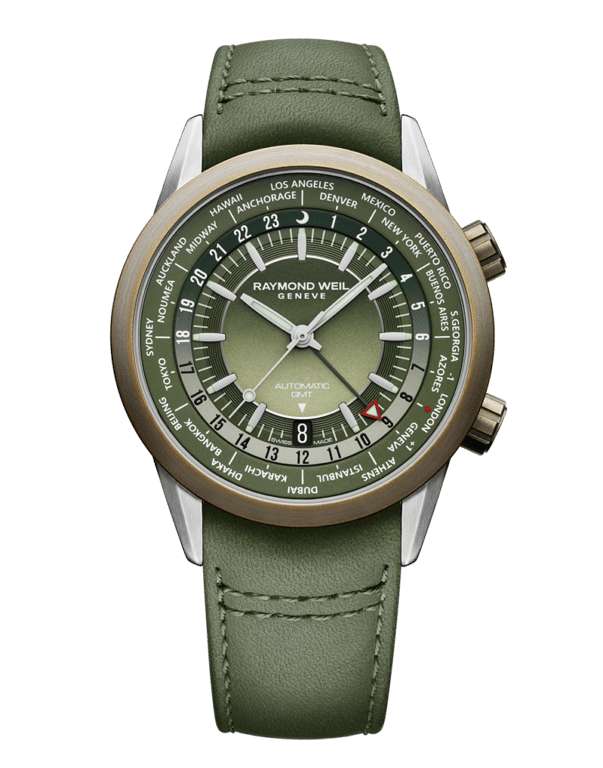 RW Freelancer GMT Worldtimer Green Dial