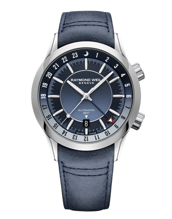 Raymond Weil Freelancer GMT Worldtimer Blue