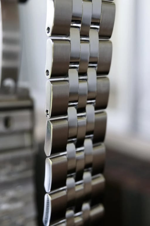 BENRUS Orbit Robot Skindiver Stainless Steel Bracelet