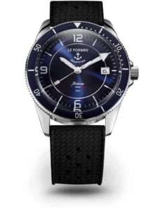 Le Forban La Malouine blue dial_black-min