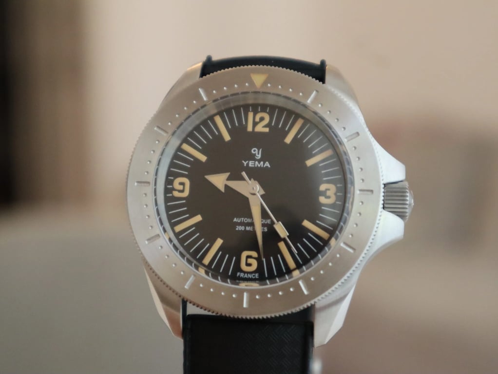 Yema Diver YDIV24-AMS dial