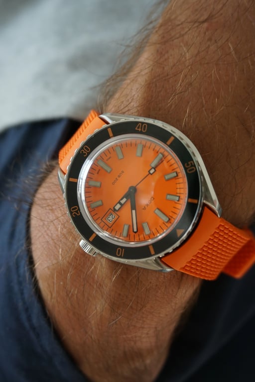 Doxa Sub 200 Professional on wrist