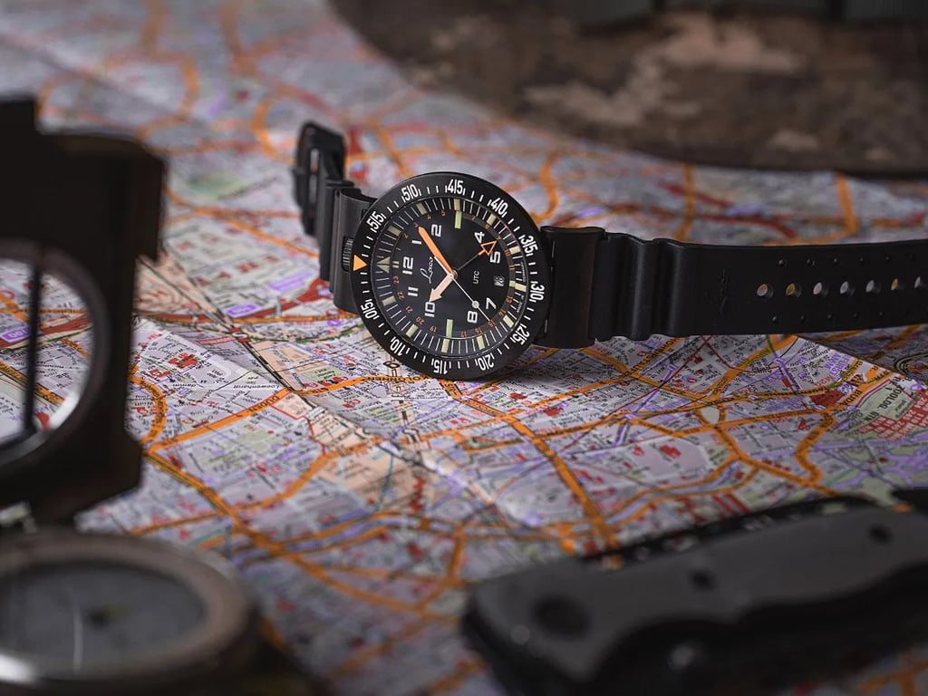 Laco Atacama Quartz UTC on wrist