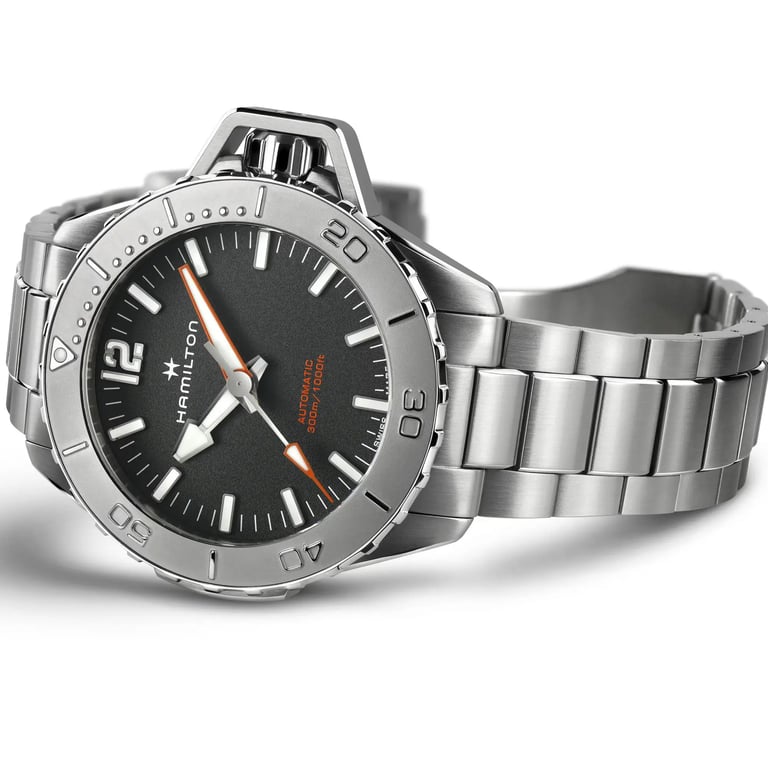 Hamilton Khaki Navy Frogman Auto 46mm dial