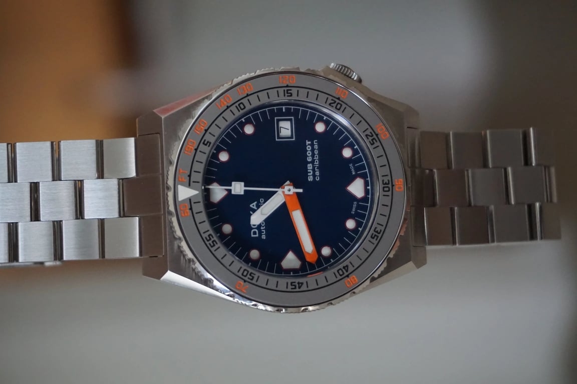 DOXA SUB 600T Caribbean (Steel Bezel, Steel Bracelet, Ref # 862.10.201.10) Hands-On Review