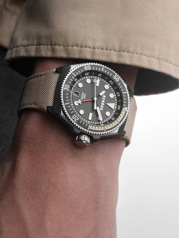 Benrus Type 3X Zulu dial and GMT hand