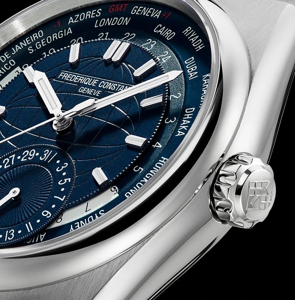 Frederique Constant Highlife Worldtimer Manufacture dial