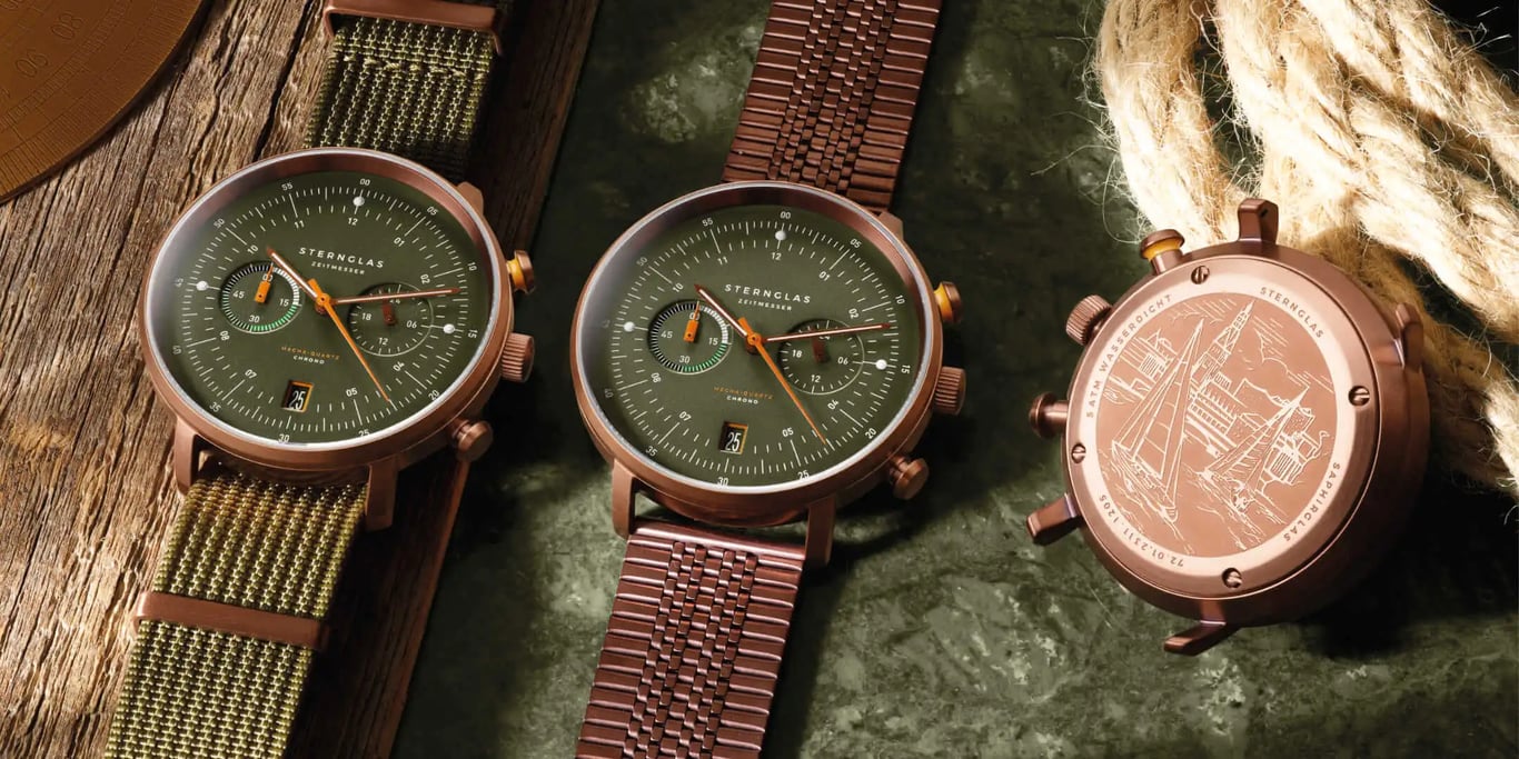 Sternglas Hamburg Chrono Dark Green In-Depth Watch Review