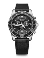 Victorinox Maverick Chrono black leather