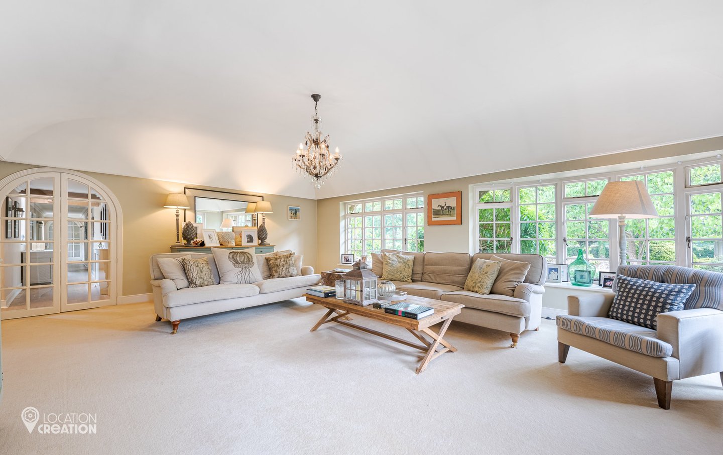 Location Creation Alfold House Sitting Room