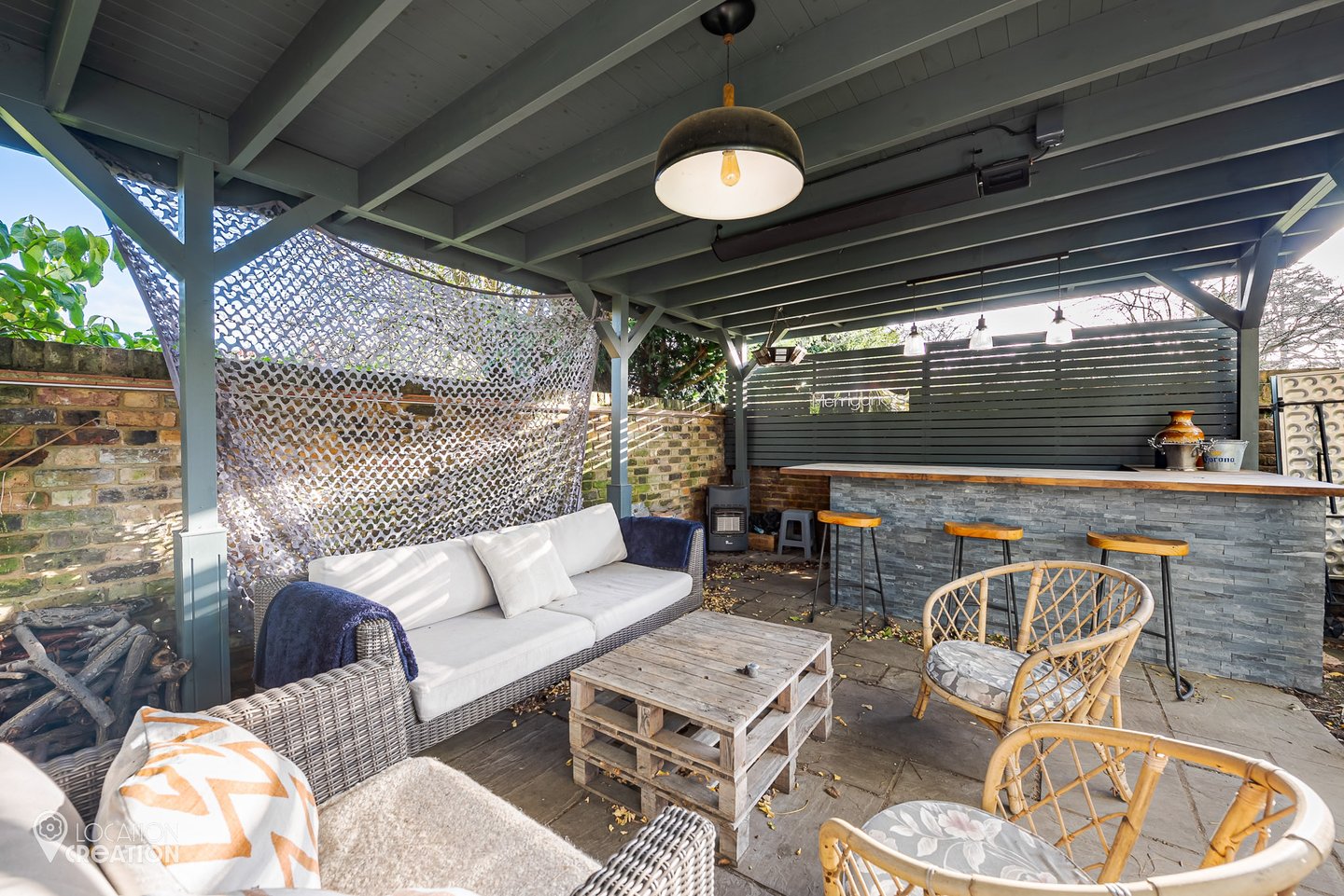 Location Creation Kew House Outdoor Bar