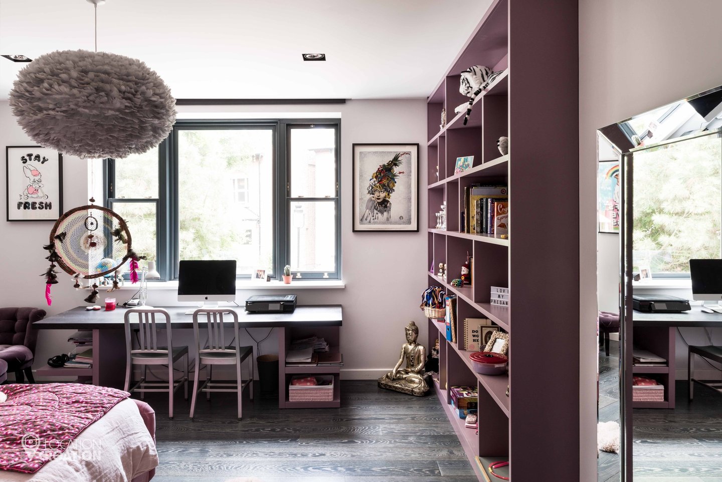 Location CreationBelsize House NWPink Bedroom