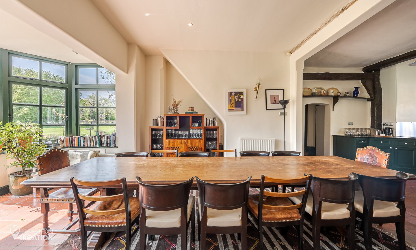 Location Creation Medieval Manor House Kitchen Dining