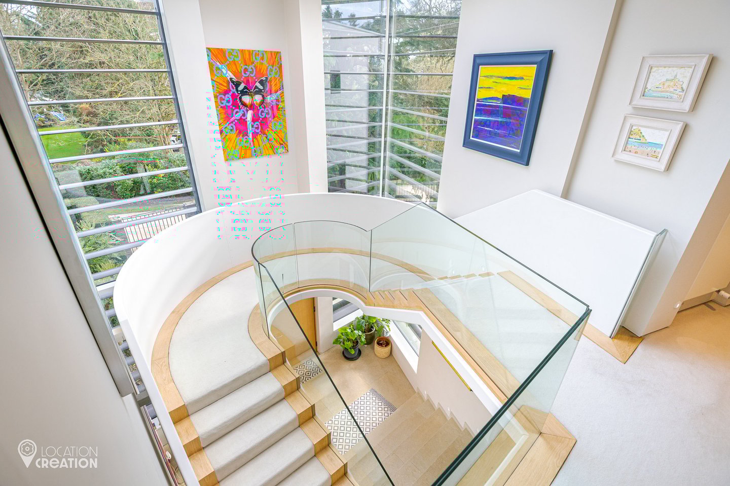 Location Creation Kingston Glass Stairs