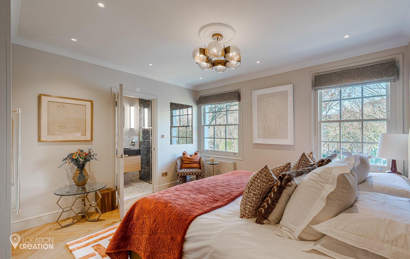 Location Creation Landsdown House Master Bedroom