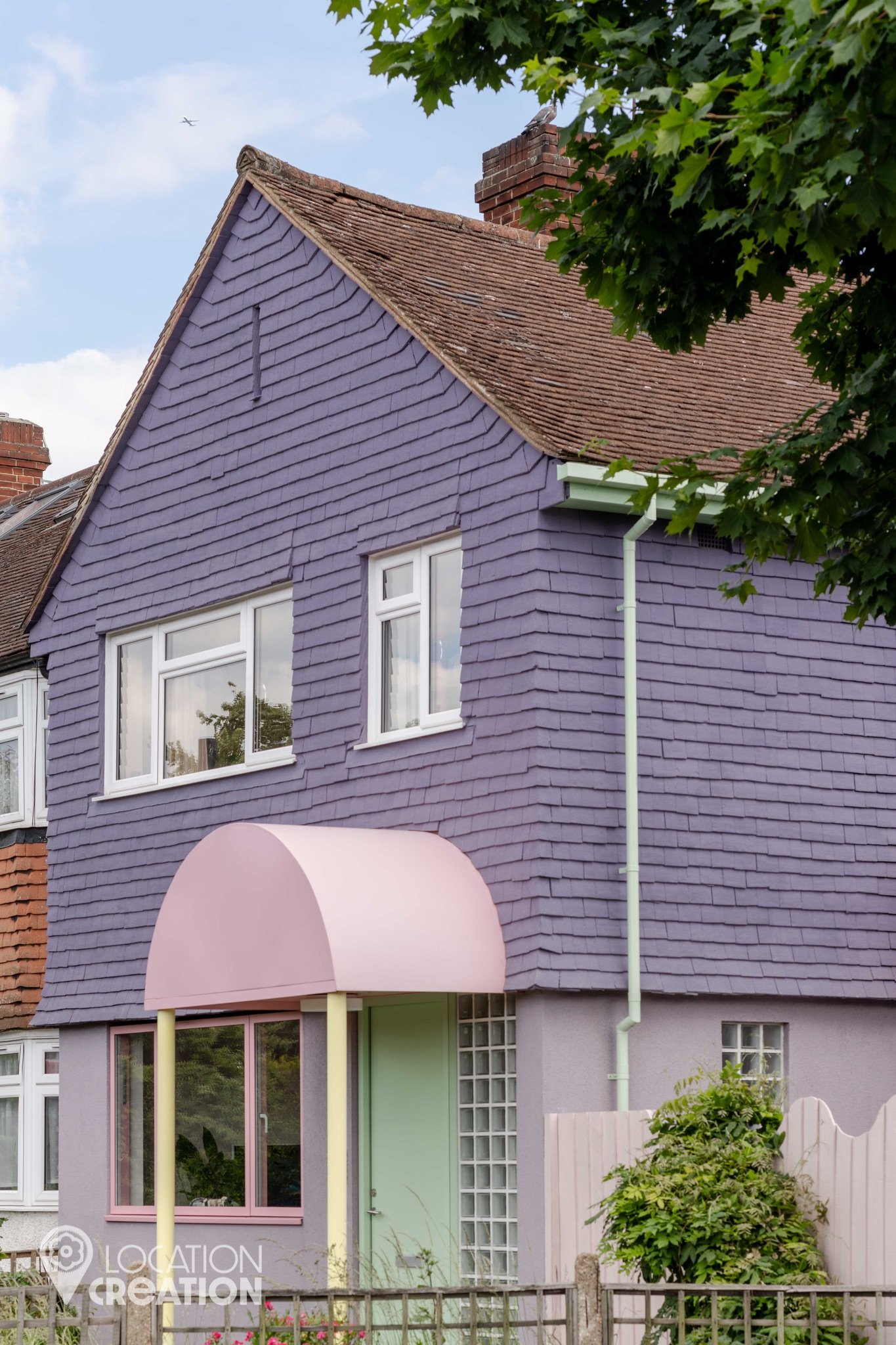 Location CreationPurple HouseFront Door