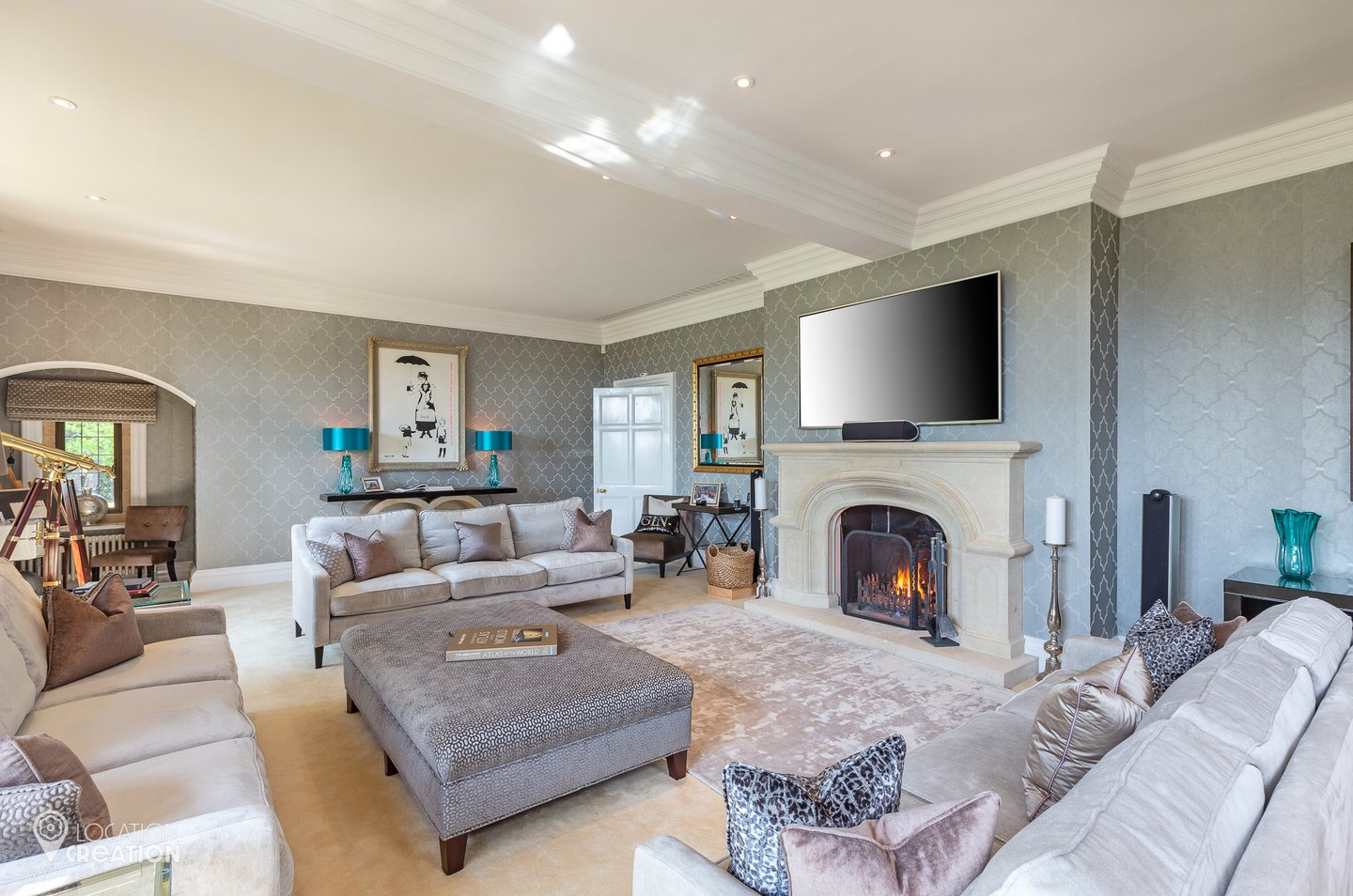 Location Creation Grayshurst Sitting Room