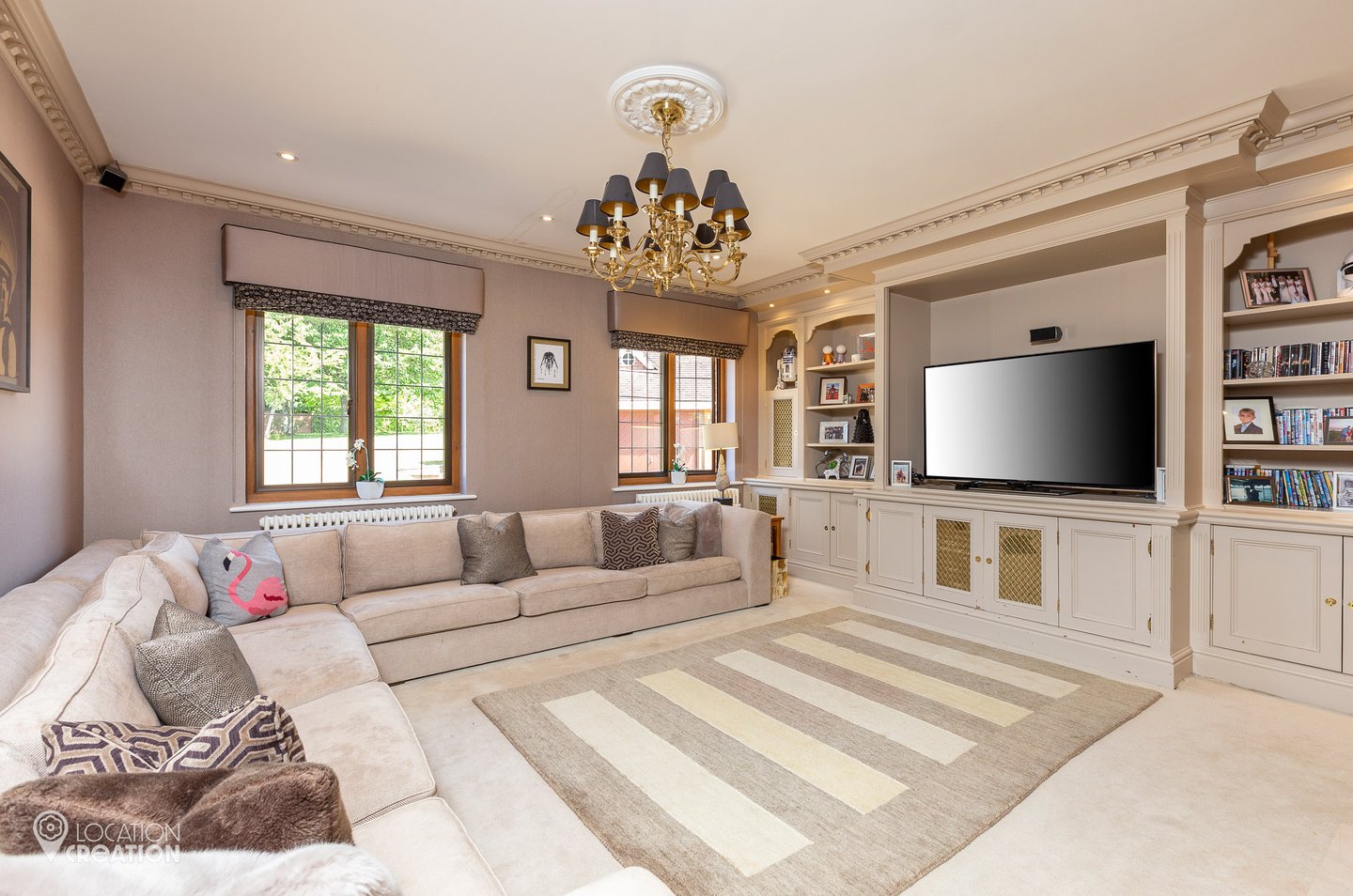 Location Creation Grayshurst TV Room