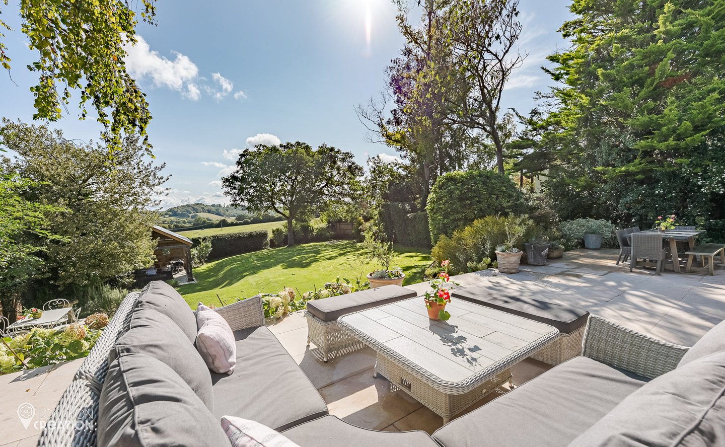 Location Creation The Chalet Patio Seating