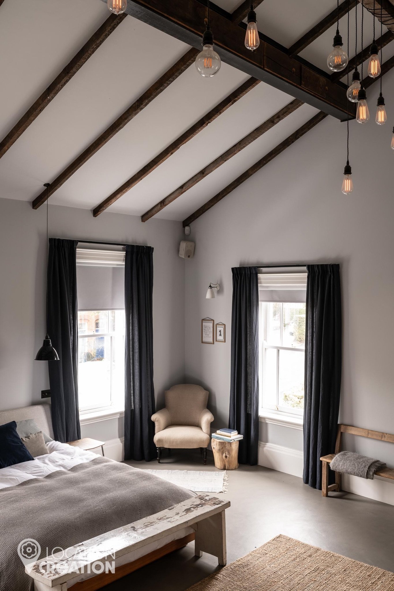 Location Creation The Coach House Birmingham Master Bedroom