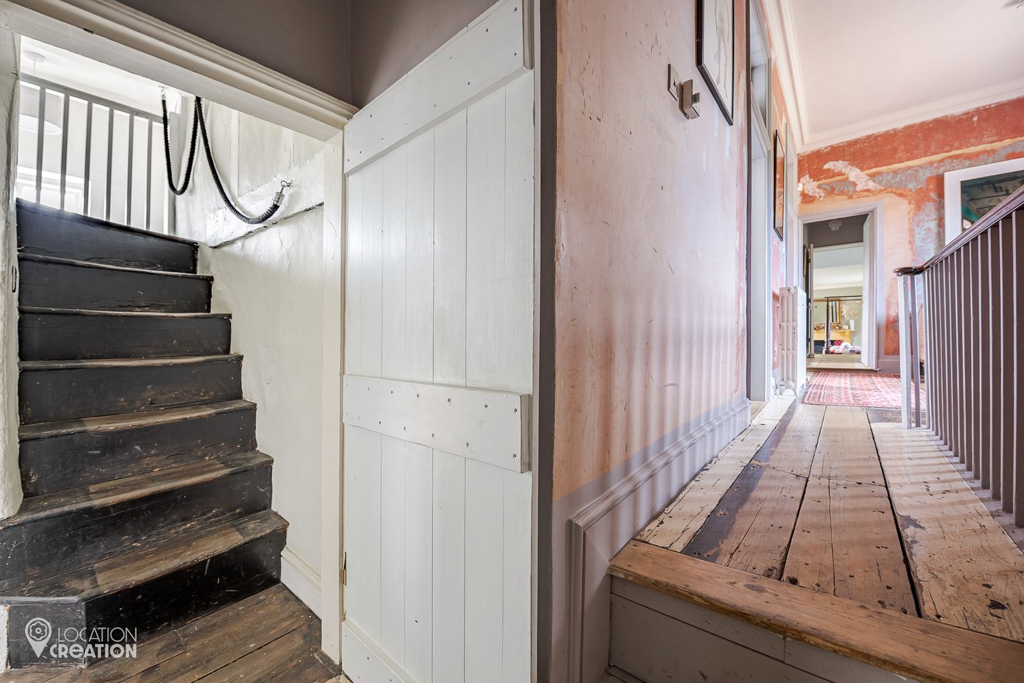 Location Creation Medieval Manor House Hallway