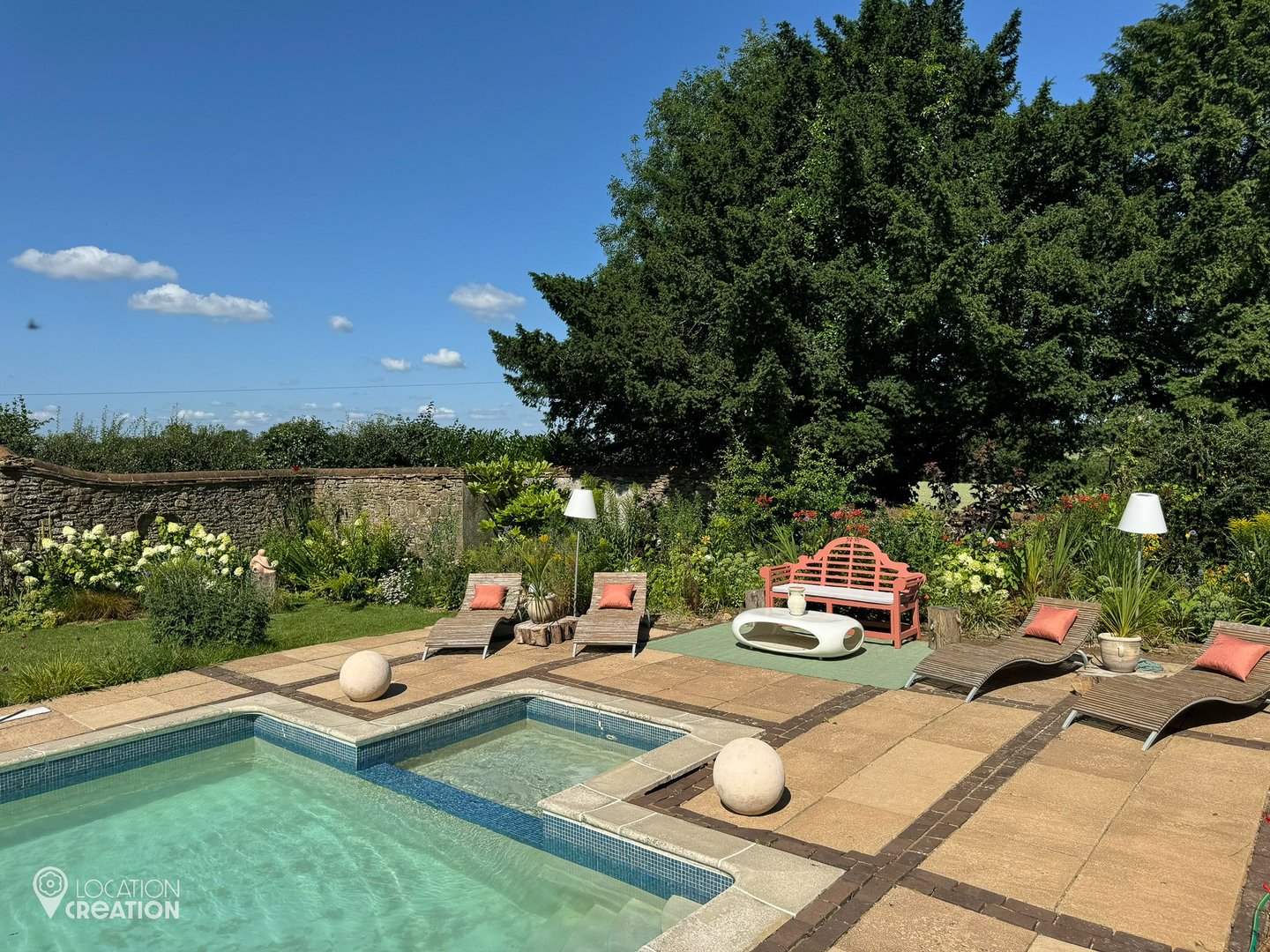 Location Creation The Coach House Walled Garden And Pool