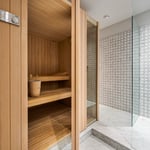 Location Creation Silver Slide Shower
