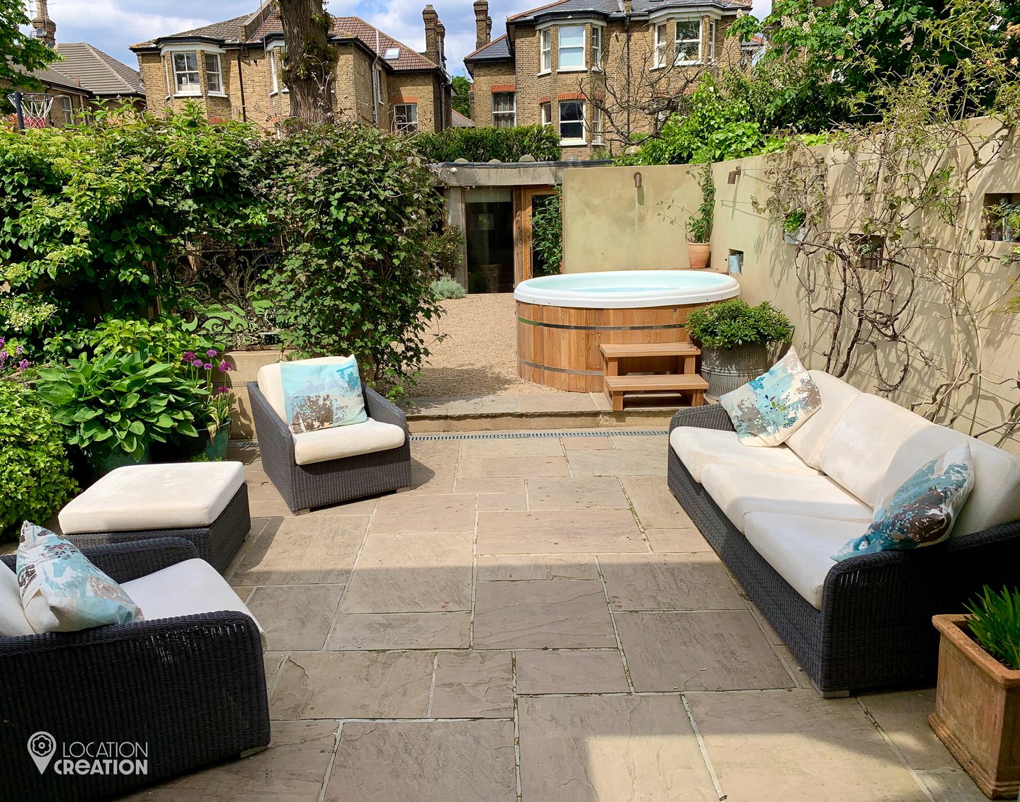 Location Creation Kirkstall House Garden Seating