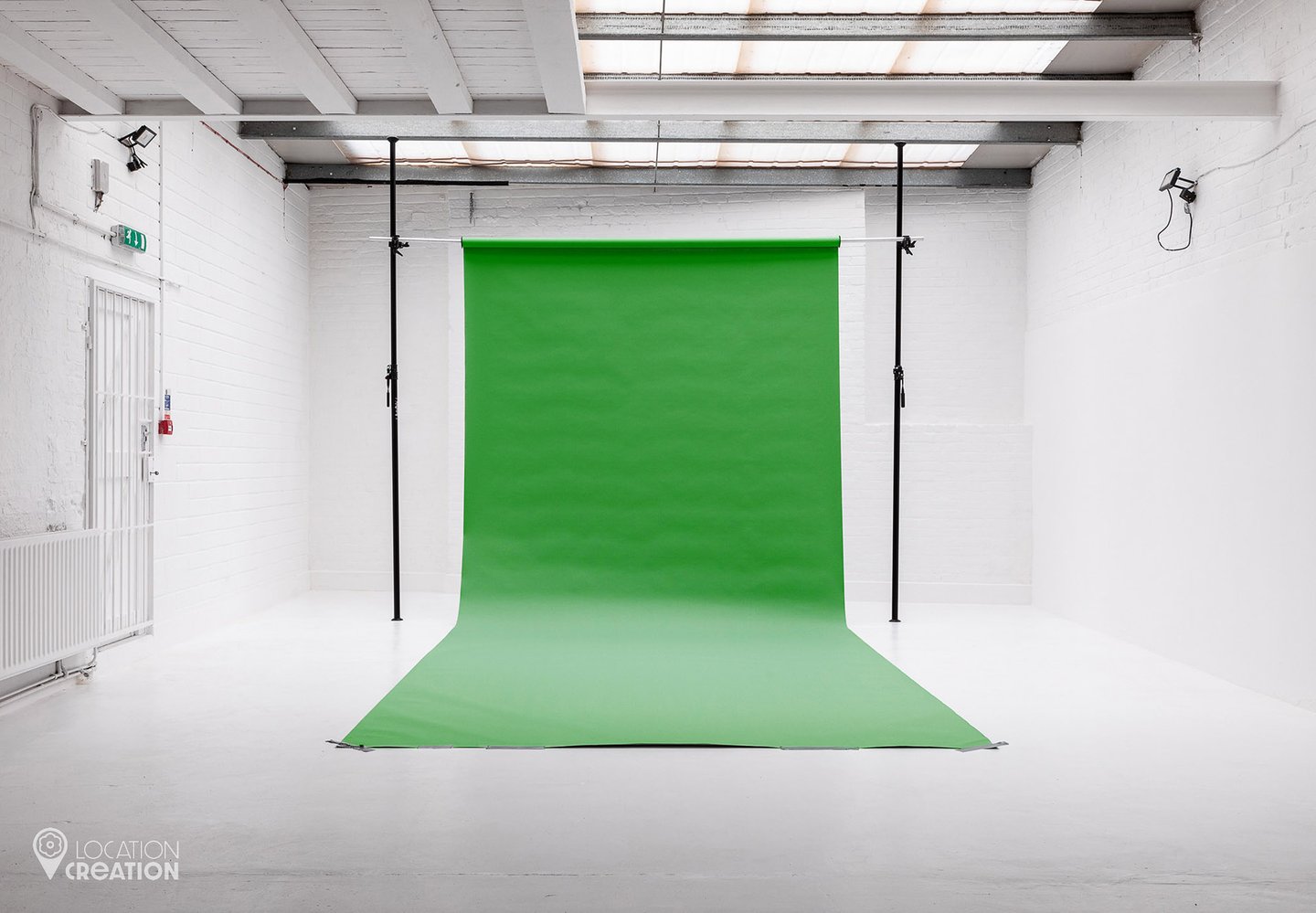 Location Creation Brixton Warehouse Green Screen