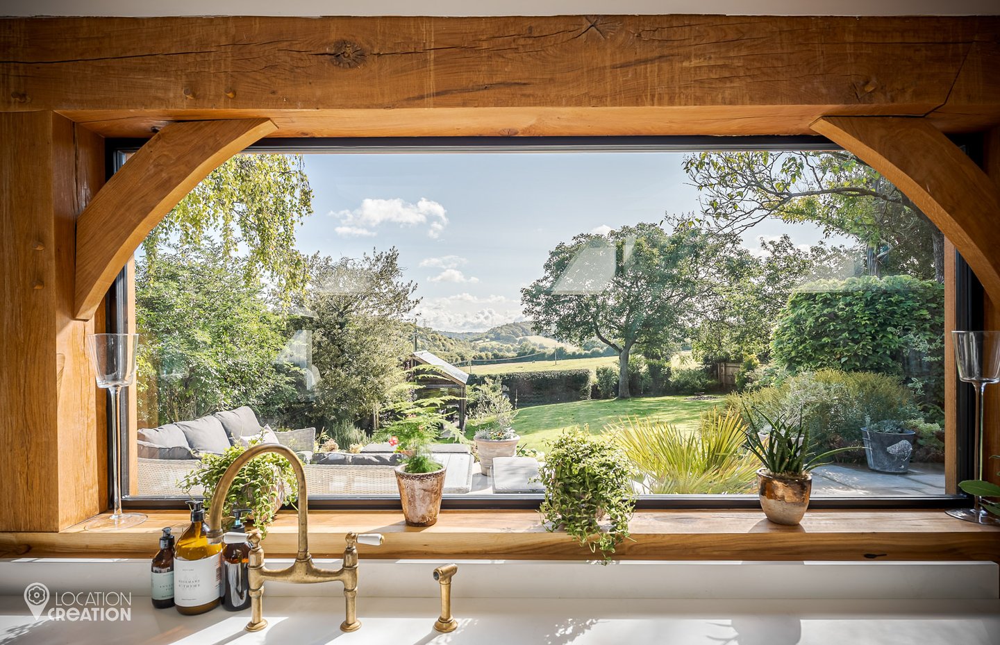 Location Creation The Chalet Kitchen Window