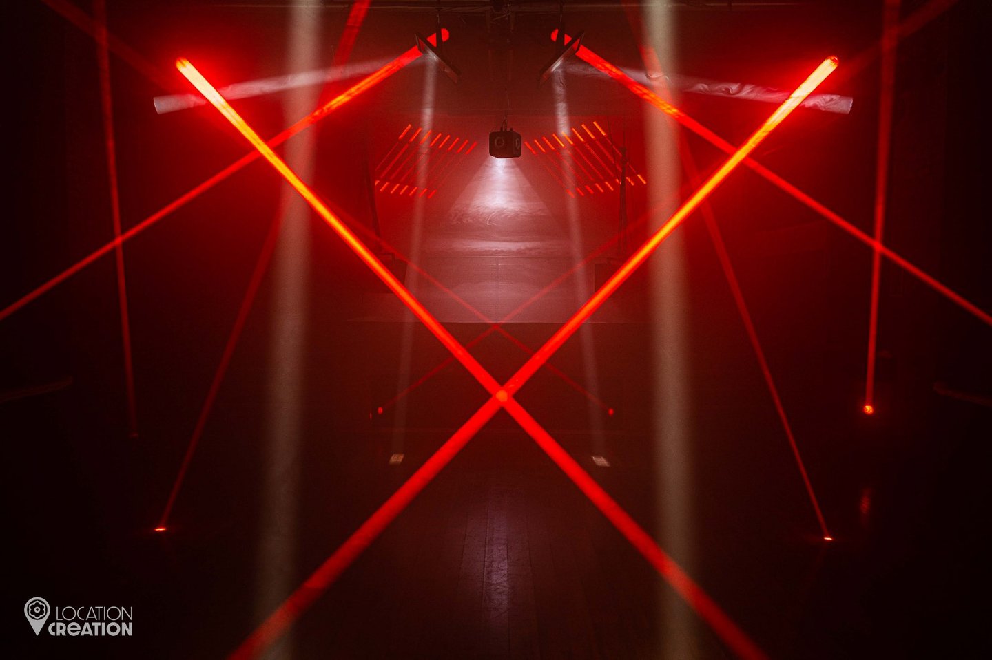 Location Creation Fabric Room  With Lights