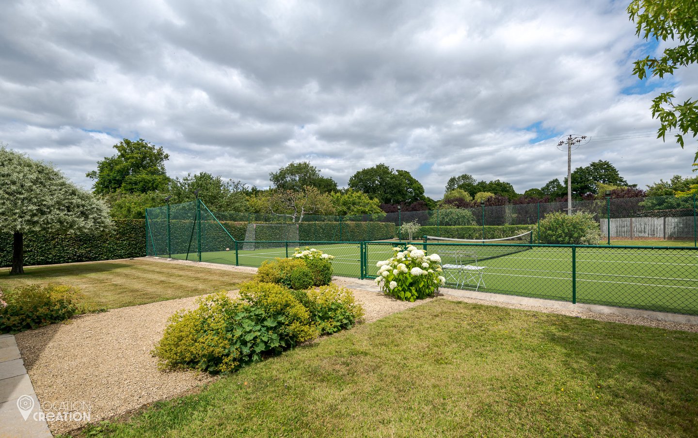 Location Creation Jacobean Manor Tennis Court