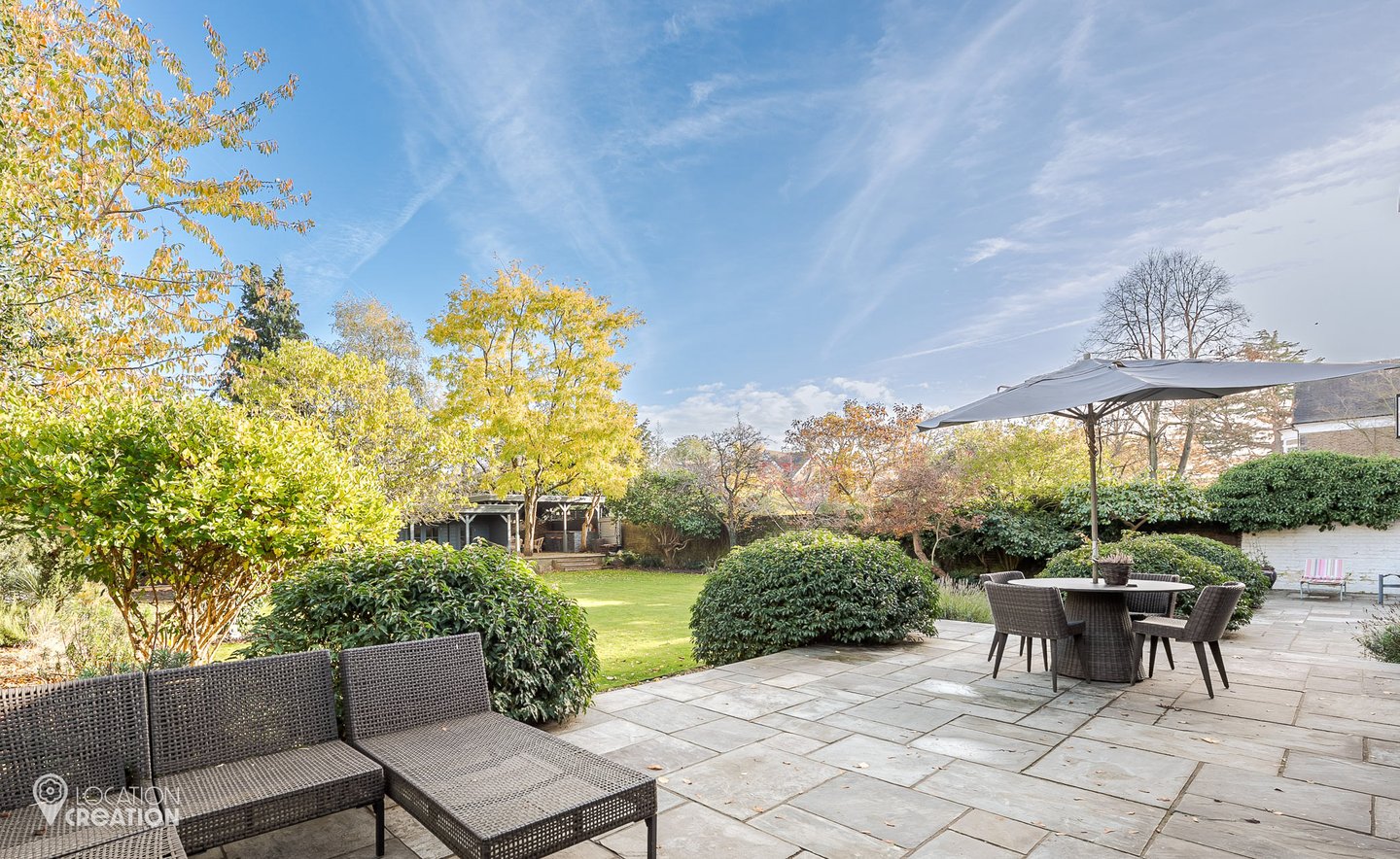 Location Creation Kew House Patio