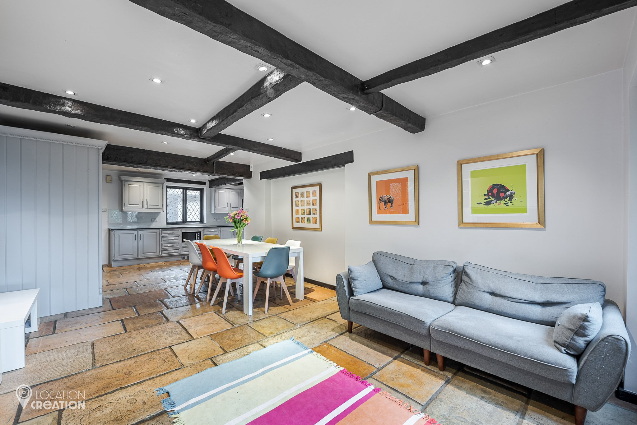 Location Creation Mill House Openplan Dining And Seating