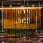 Location Creation Fabric Sunken Bar Seats