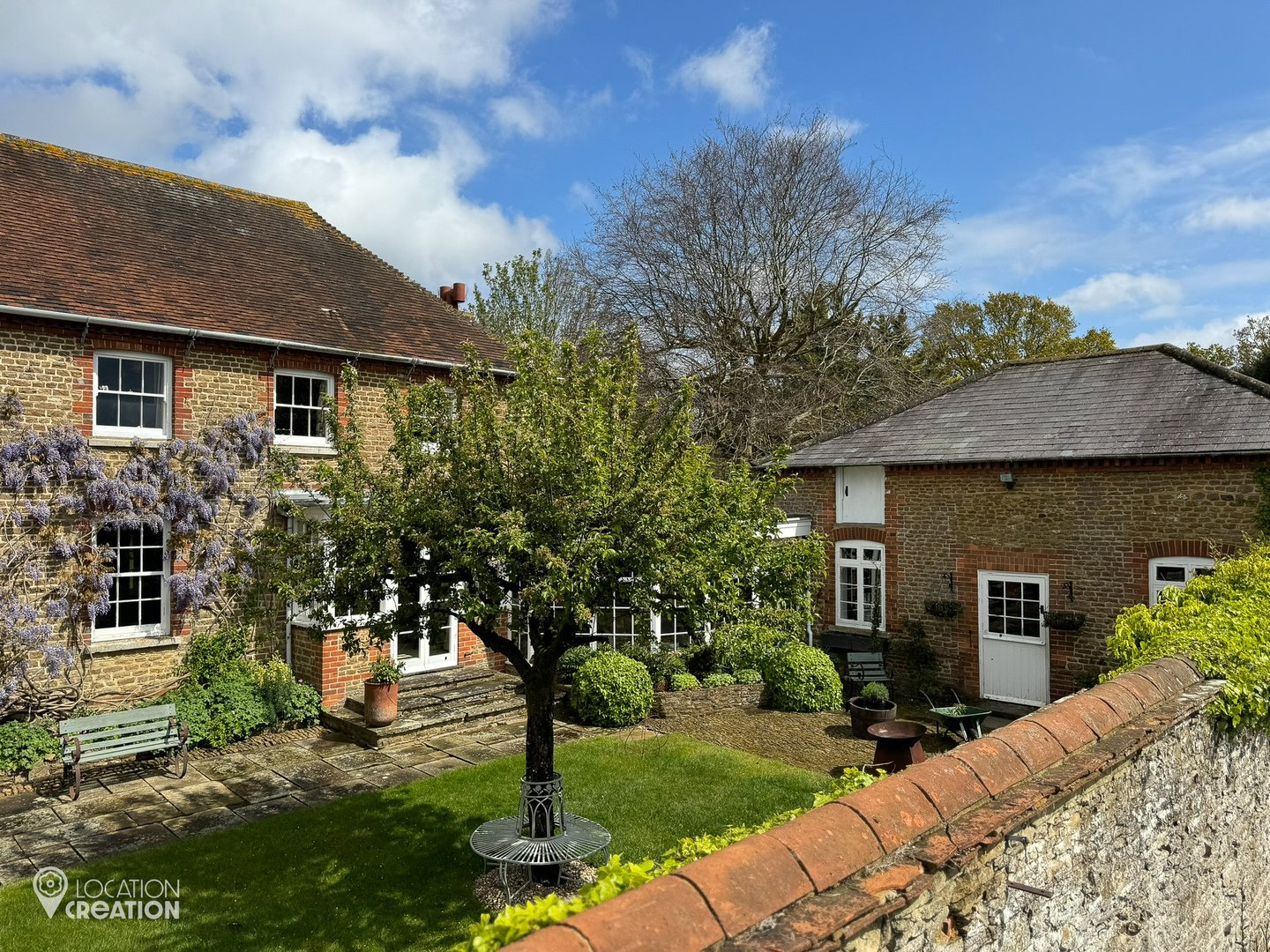 Location Creation The Coach House Courtyard