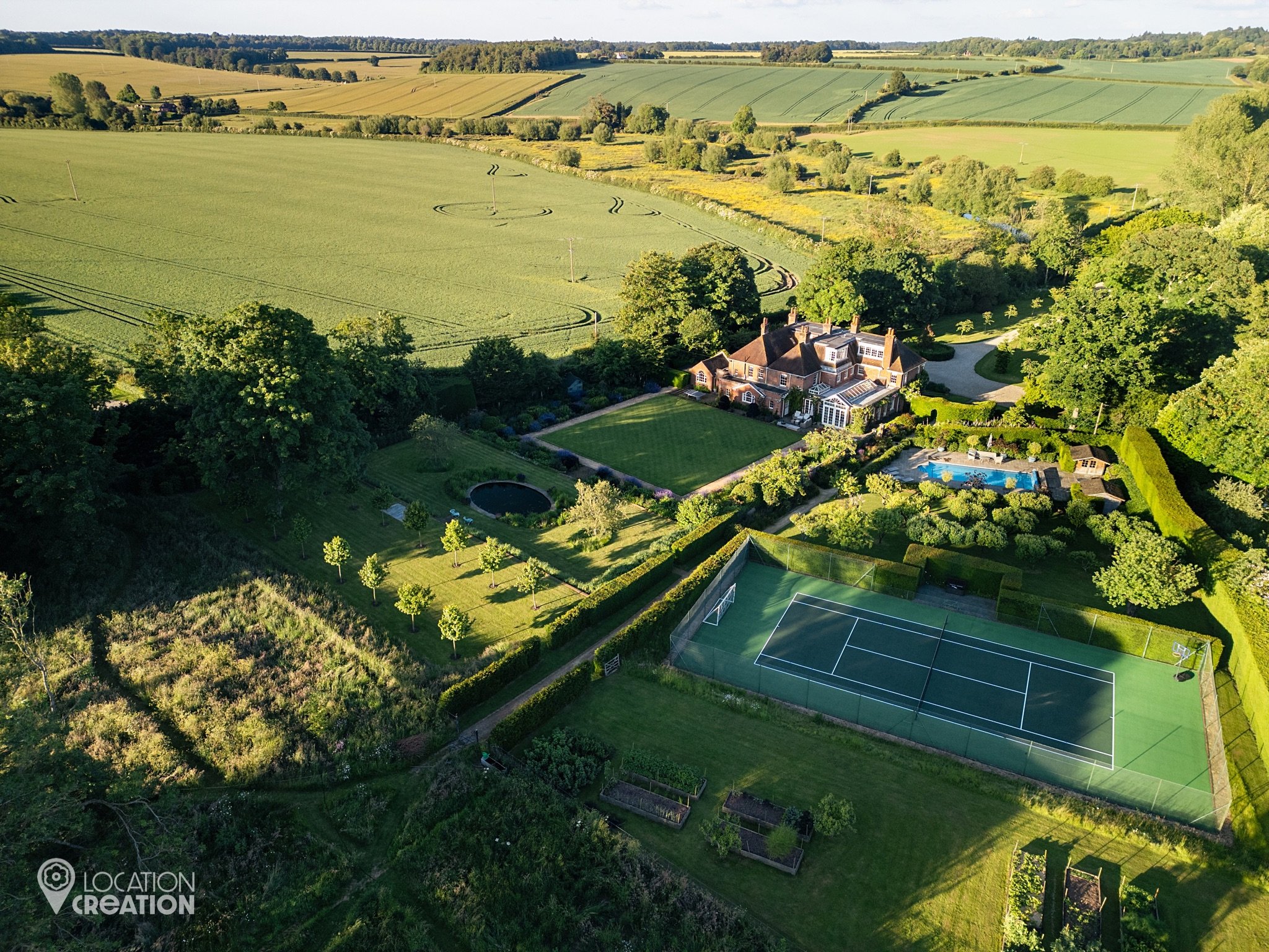 Location CreationBerkshire ManorAriel Shot