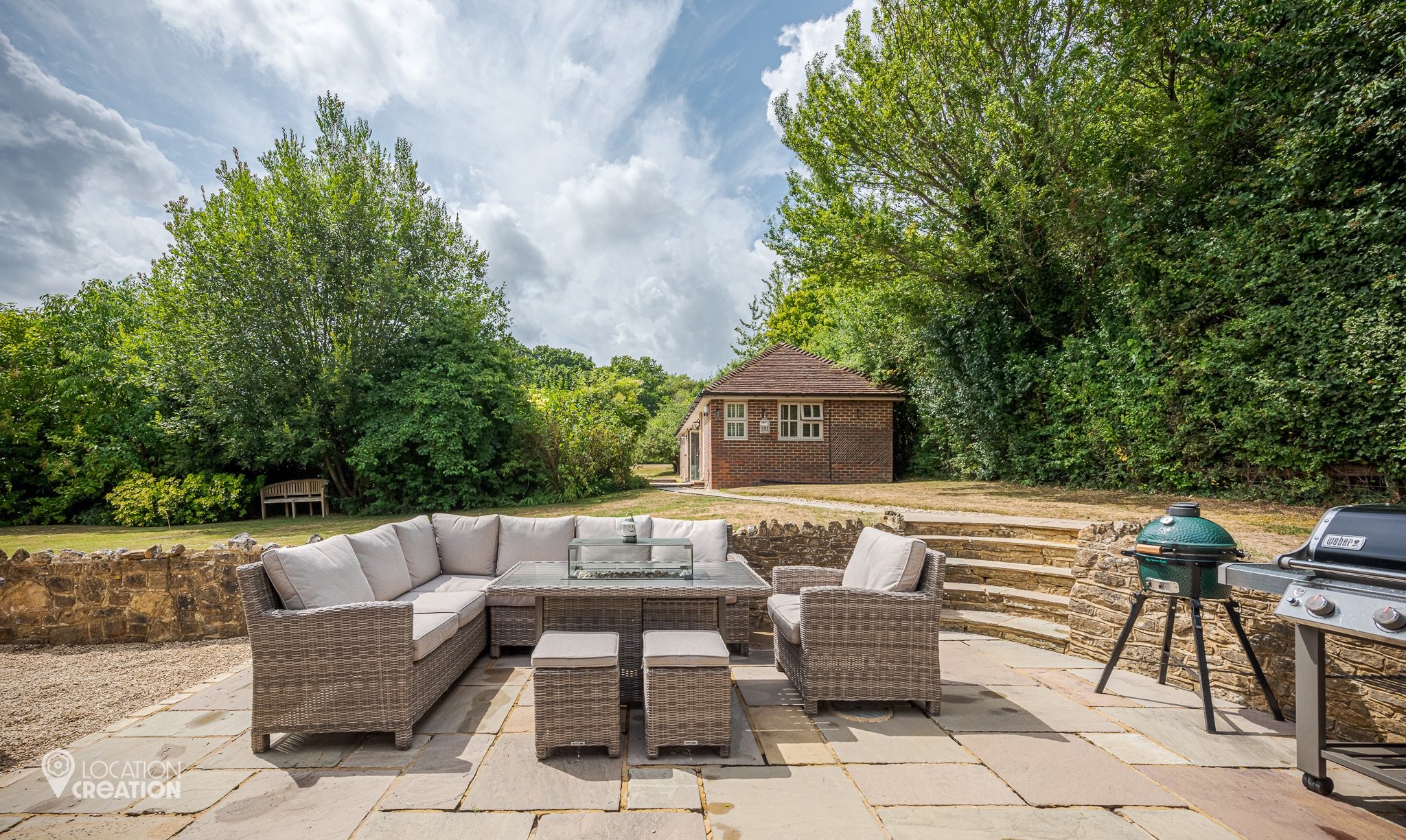 Location Creation Alfold House Garden Seating