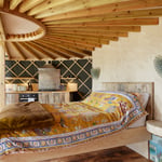 Location Creation Isle Of Wight Yurts Bed