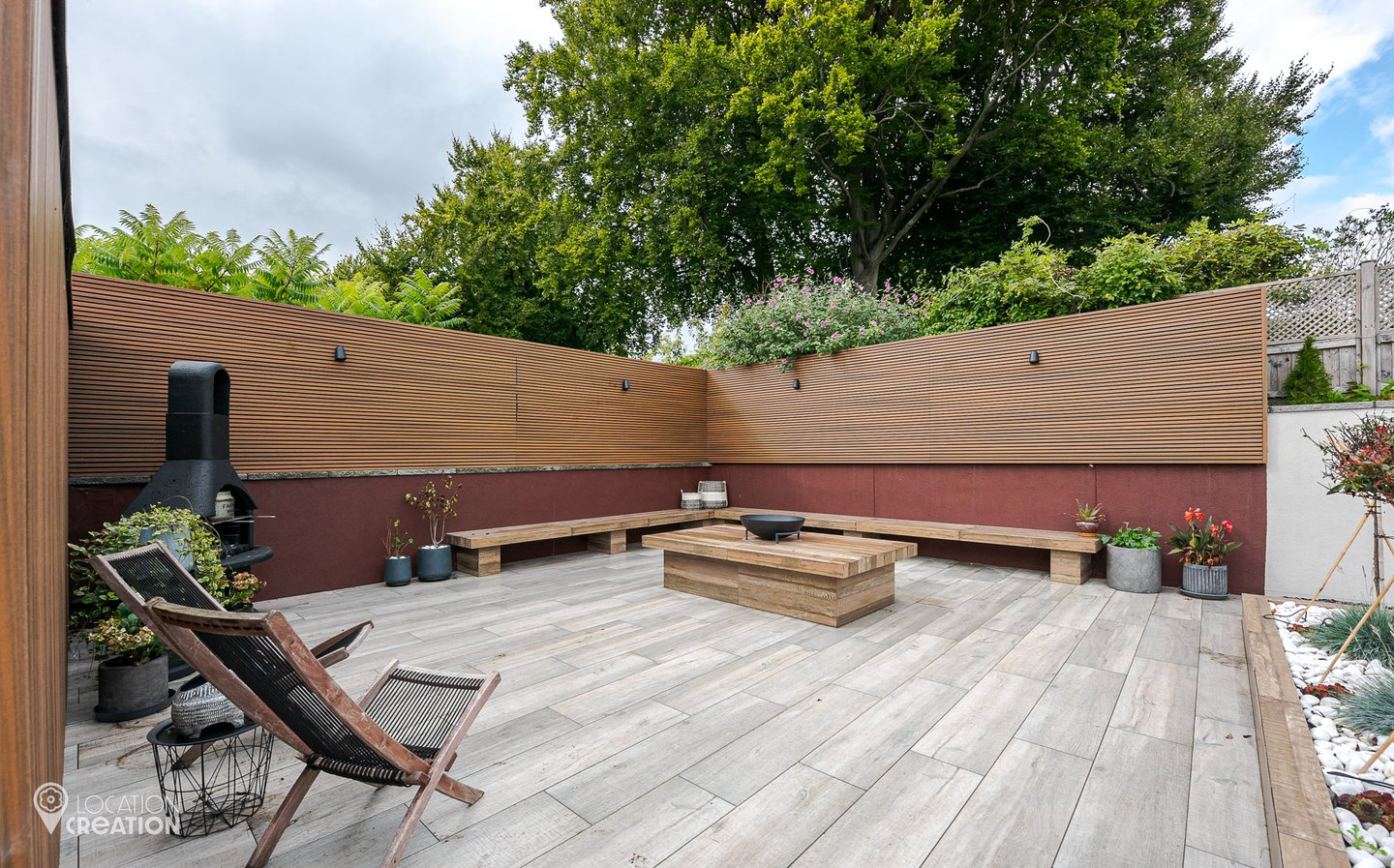 Location Creation Mountain Ash Garden Seating