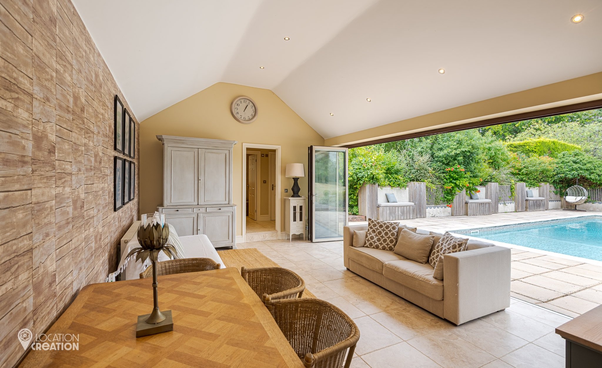 Location Creation Alfold House Pool House
